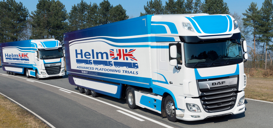 Helm - platooning trucks